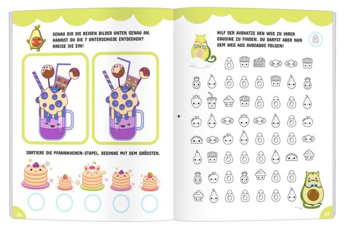 Kawaii ''Supersüsser Rätsel und Malspass'' - Image 3