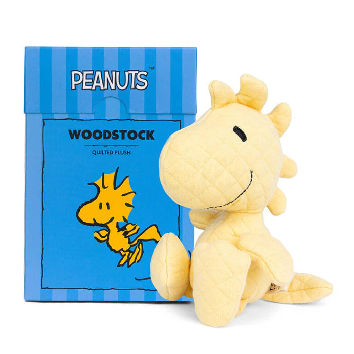 Woodstock Quilted Jersey Yellow in Giftbox. Soft Toy