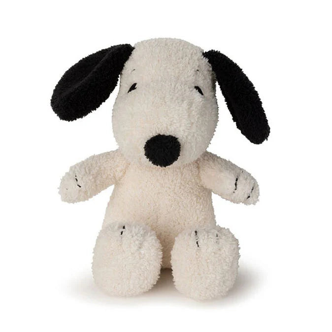 Snoopy Sitting Terry Cream. Soft Toy 20cm
