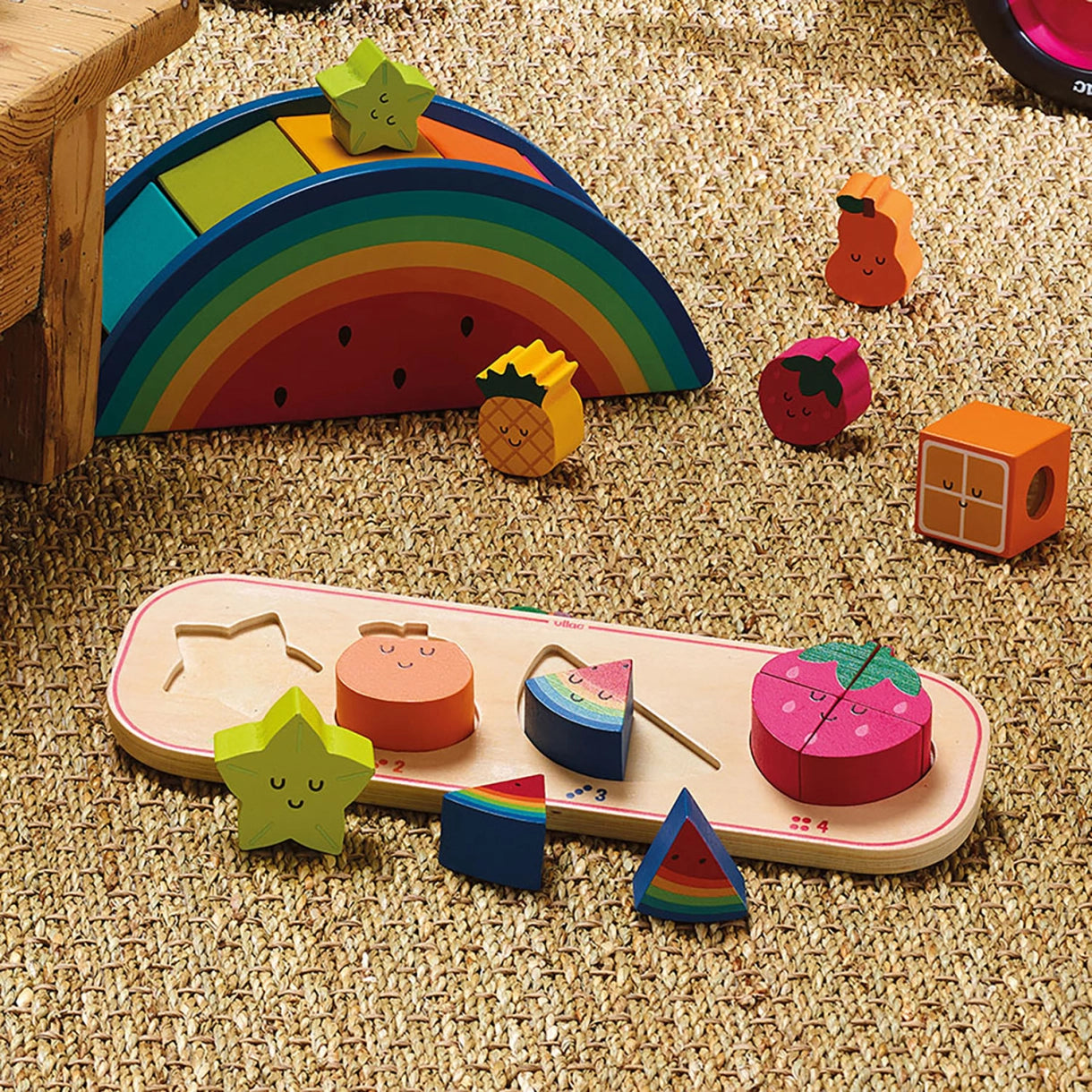 Toddler Puzzle. Four Fruits - Image 4