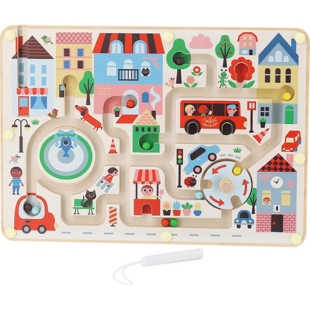 Magnet Maze ''My Little Town'' by Ingela P Arrhenius