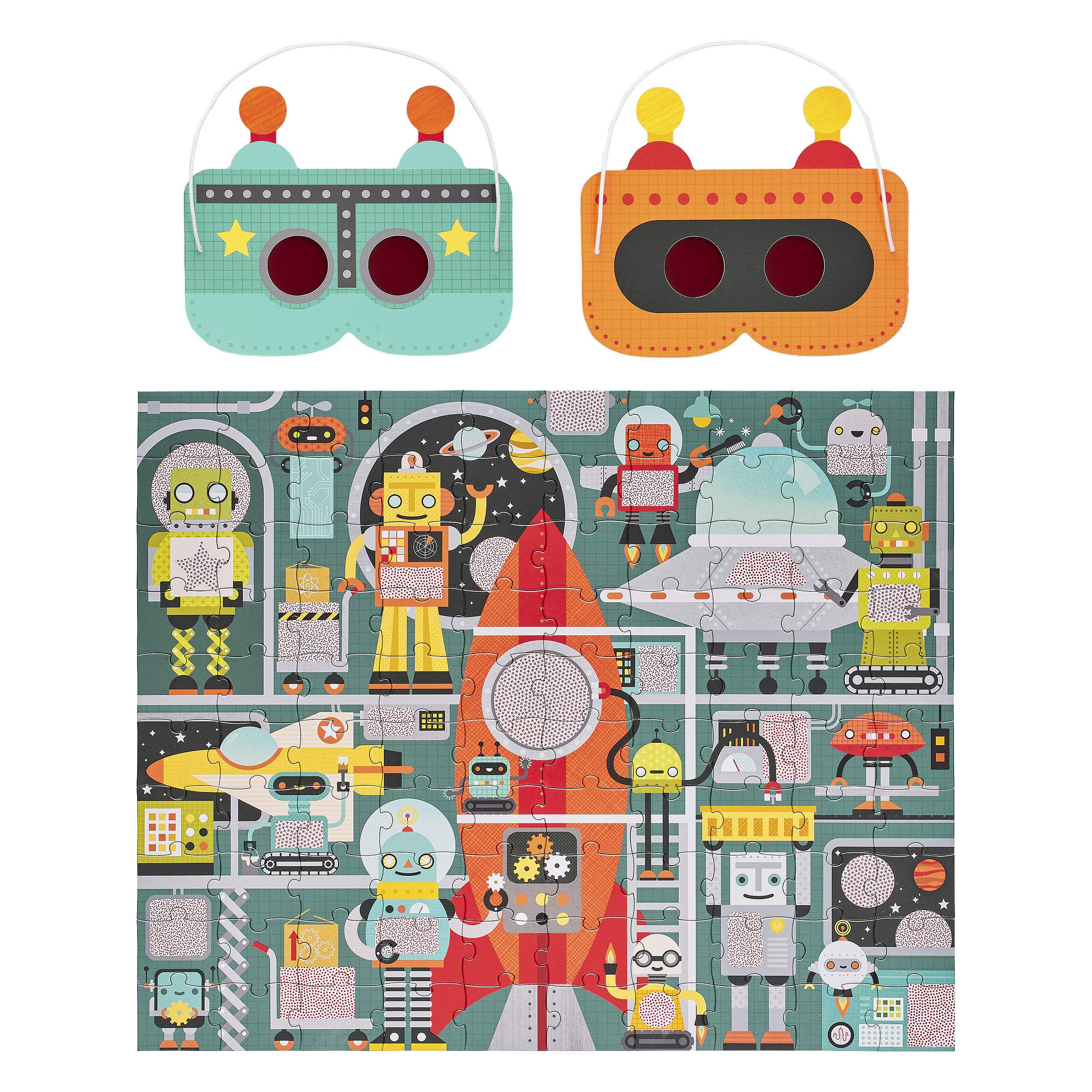 Robot Factory. 100 Piece Decoder Puzzle - Image 2