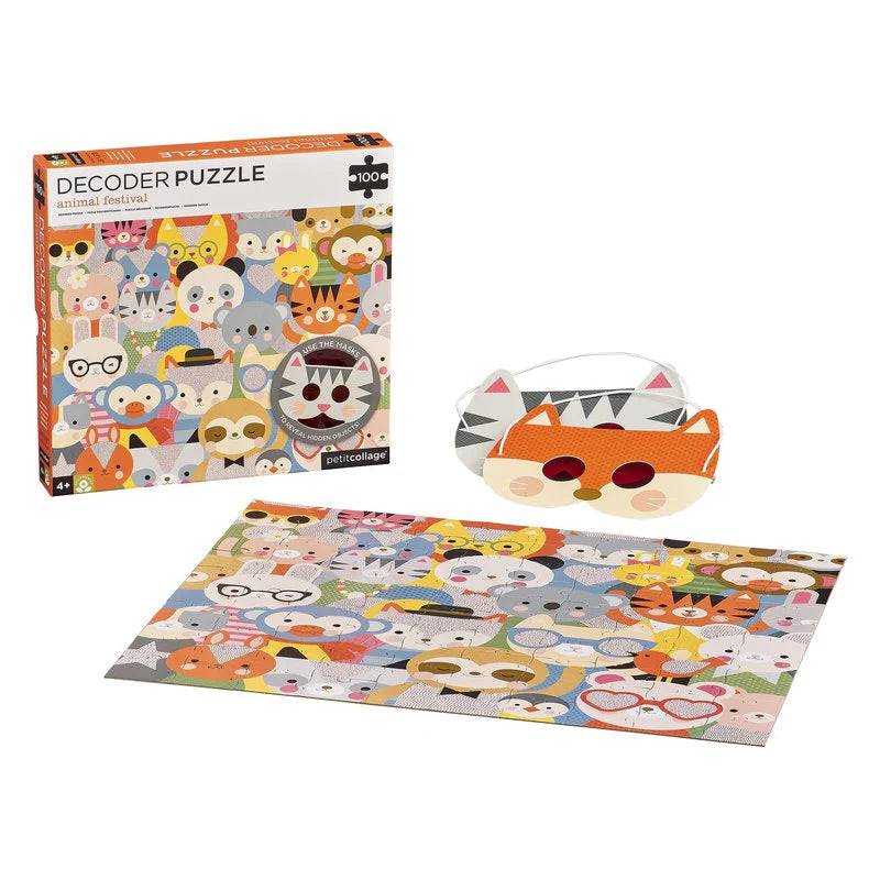Animal Festival. 100 Piece Decoder Puzzle