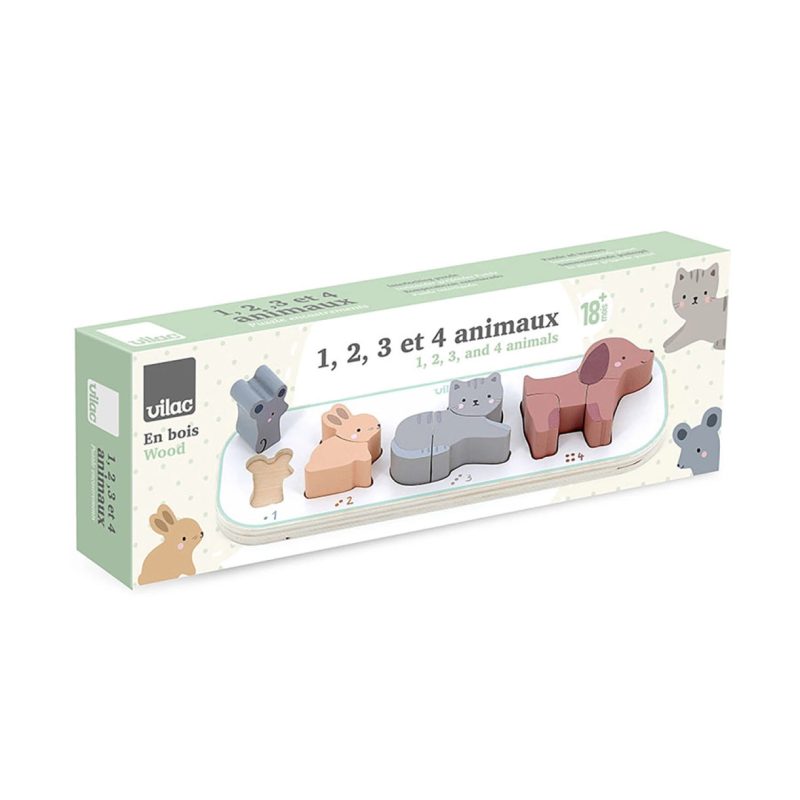 Toddler Puzzle. Four Animals