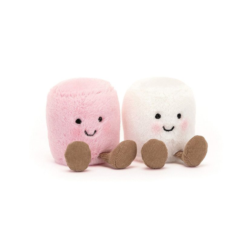 Jellycat ''Amuseables Pink and White Marshmallows'' Soft Toy