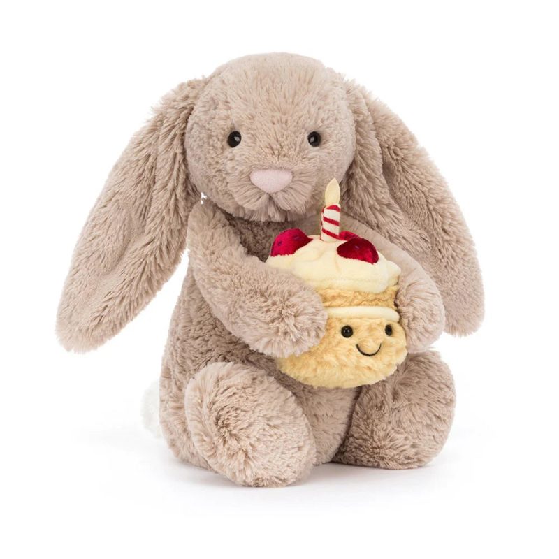 Jellycat ''Bashful Beige Birthday Bunny'' Soft Toy