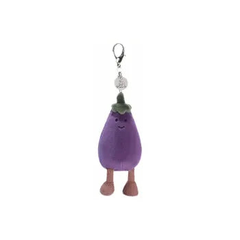 Jellycat ''Vivacious Vegetable Aubergine Bag Charm'' - Image 2