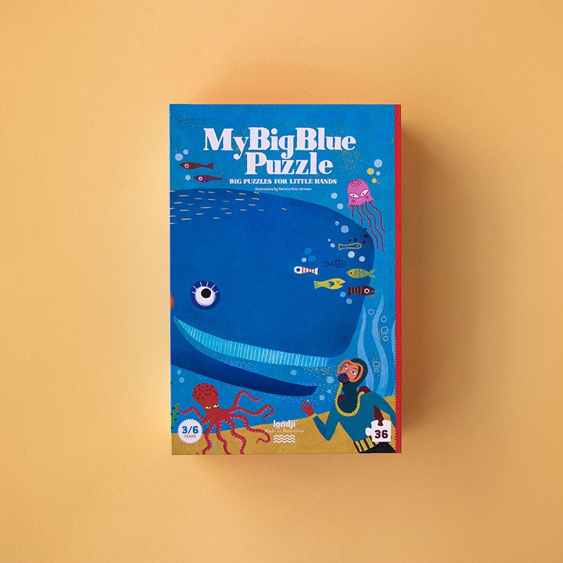36 Piece Puzzle ''My Big Blue Puzzle'' - Image 4