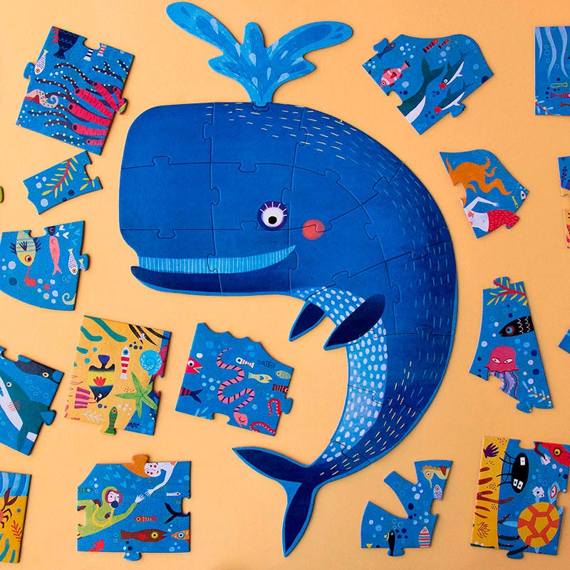 36 Piece Puzzle ''My Big Blue Puzzle'' - Image 7