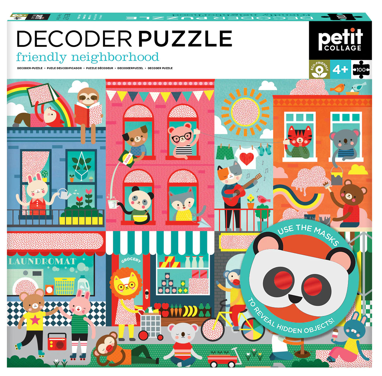 Friendly Neighbourhood. 100 Piece Decoder Puzzle