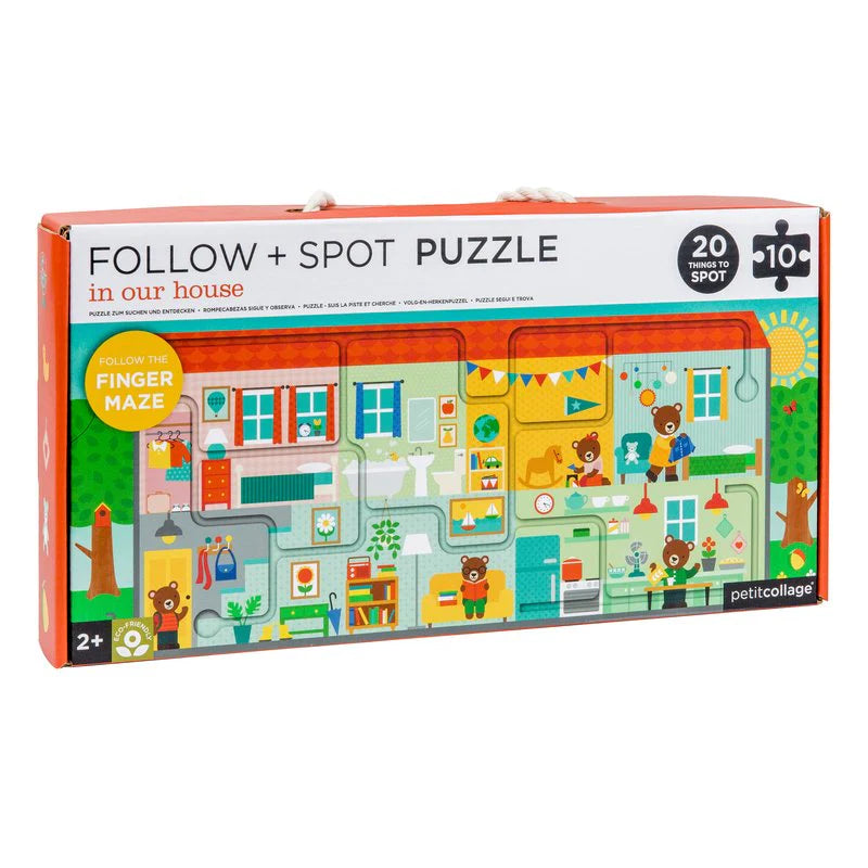 House. Follow + Spot Puzzle. 10 Piece