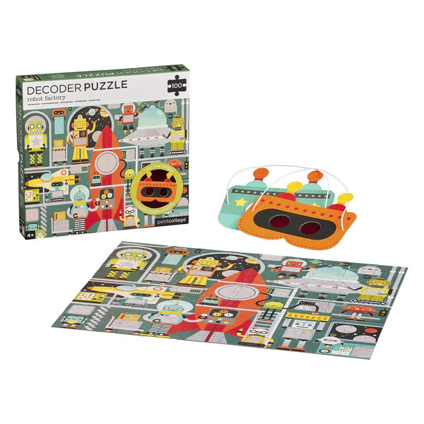 Robot Factory. 100 Piece Decoder Puzzle - Image 3