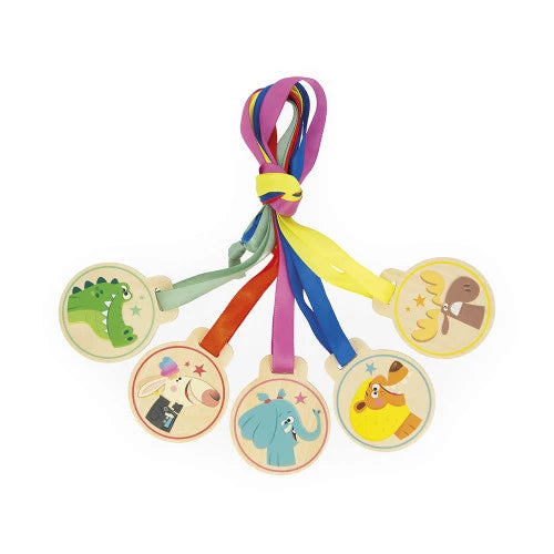 Wooden Toy Medals. Sports & Games