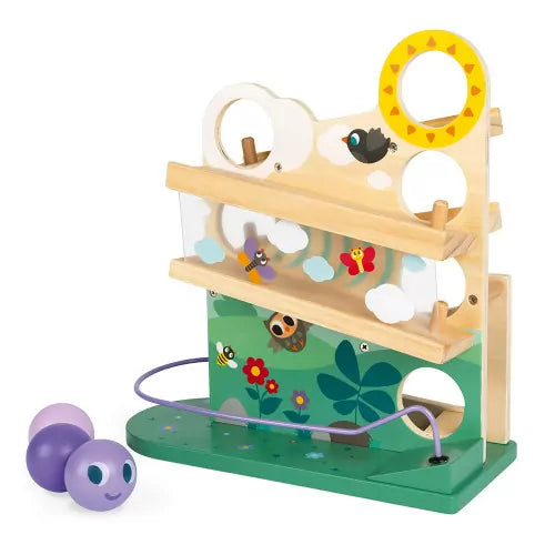 Wooden Ball Track ''Caterpillar''