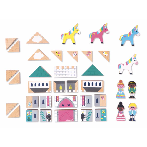 Wooden Blocks Set. Enchanted Kingdom - Image 3