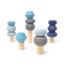 Lubulona Wooden Stacking Tree's. Winter