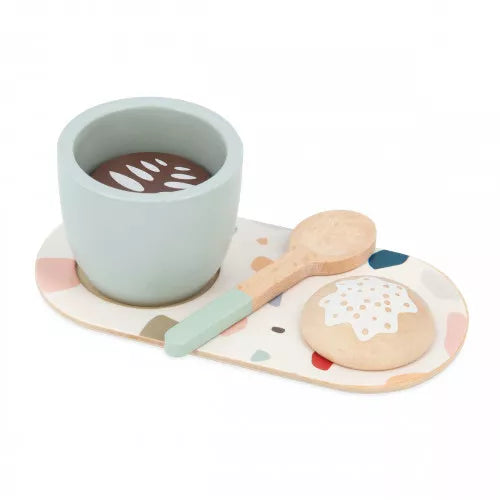 Wooden Italian Style Coffee Maker Play Set - Image 5