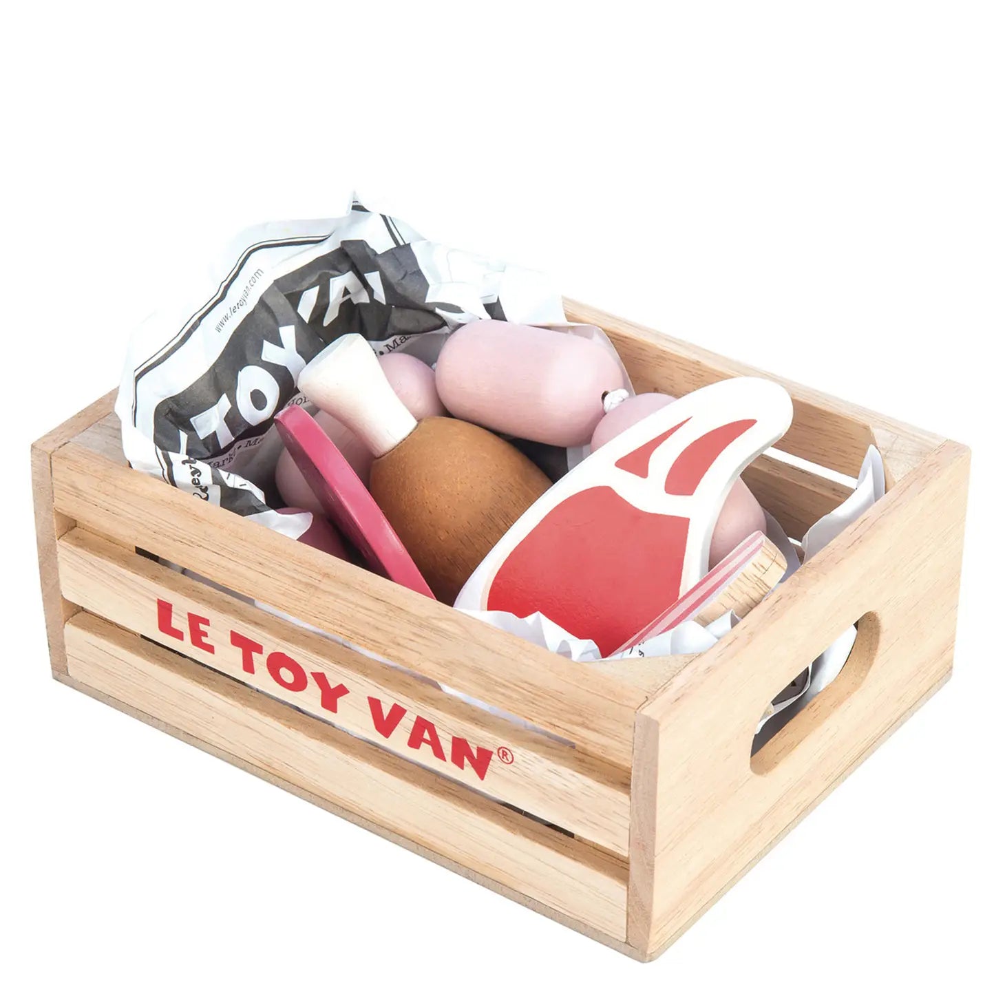Play Food. Meat Products Market Crate