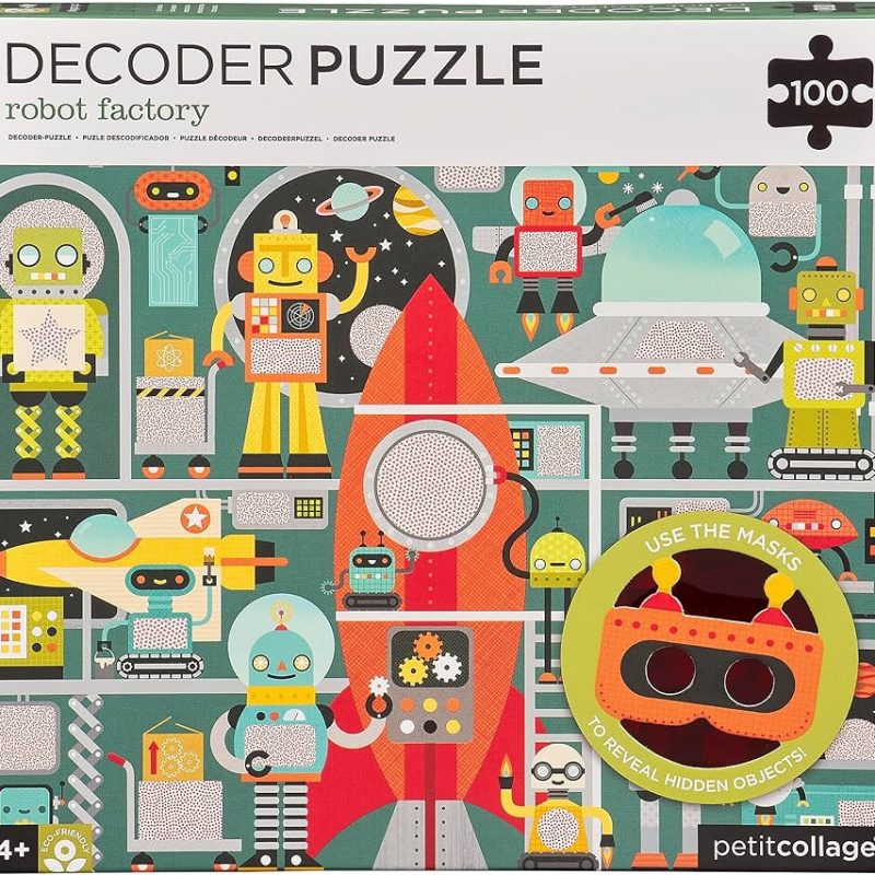 Robot Factory. 100 Piece Decoder Puzzle